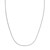 Double Extendable Cable Chain in 14k White Gold (1.40 mm)