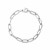 Sterling Silver Wide Paperclip Chain Bracelet (6.50 mm)