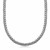 Wheat Chain Men's Necklace in Oxidized Sterling Silver