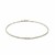 Solid Diamond Cut Rope Bracelet in 14k White Gold  (1.60 mm)