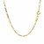 Solid Figaro Chain in 14k Yellow Gold (1.90 mm)