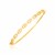 14k Yellow Gold High Polish Puffed Mariner Bangle (5.70 mm)