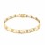 Greek Key Design Bracelet in 14k Yellow Gold (6.35 mm)