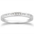 Princess Channel Diamond Wedding Ring Band in 14k White Gold