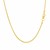 Diamond Cut Round Wheat Chain in 14k Yellow Gold (1.20 mm)