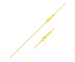 Extendable Cable Chain in 18k Yellow Gold (1.00 mm)