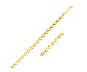 Diamond Cut Cable Link Chain in 14k Yellow Gold (4.0 mm)