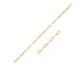 14k Yellow Gold High Polish Mariner Link Chain (5.10 mm)