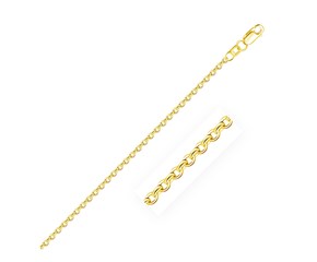Rolo Anklet in 10k Yellow Gold (2.3 mm)