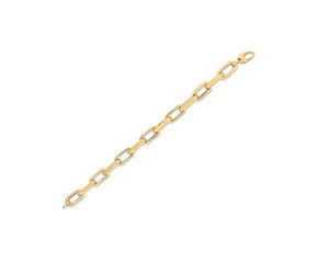 14k Yellow Gold French Cable Link Bracelet  (9.00 mm)