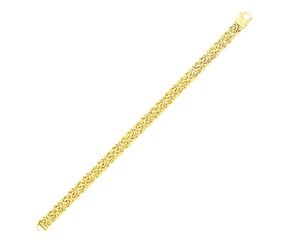 Byzantine Chain Bracelet in 14k Yellow Gold