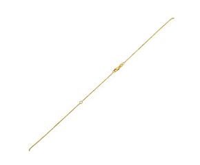 Extendable Bead Chain in 14k Yellow Gold (1.00 mm)