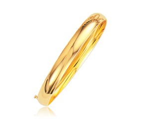 Classic Bangle in 14k Yellow Gold (8.0mm)