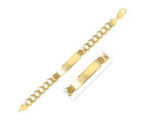 14k Yellow Gold Curb ID Bracelet (11.00 mm)