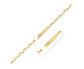 14k Yellow Gold Curb ID Bracelet (5.70 mm)