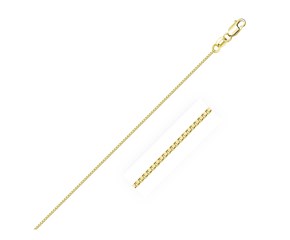 Box Chain in 18k Yellow Gold (0.6 mm)