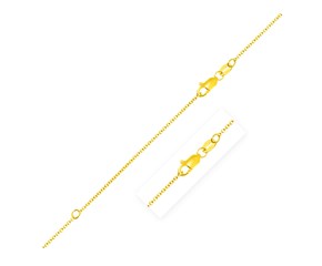 Extendable Cable Chain in 14k Yellow Gold (1.10 mm)