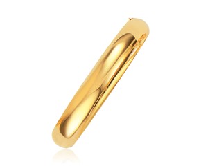 Classic Bangle in 14k Yellow Gold (10.0mm)