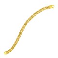 Byzantine Style Fancy Bracelet in 14k Yellow Gold (9.00 mm)