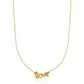 LOVE Necklace in 14k Yellow Gold