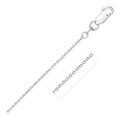 Sterling Silver Rhodium Plated Round Cable Chain (2.6 mm)