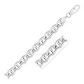 Sterling Silver Rhodium Plated Mariner Chain (8.0 mm)