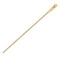 Solid Rope Chain in 14k Yellow Gold (1.50 mm)