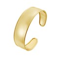 14K Yellow Gold Classic Designer Cuff Bangle (20.40 mm)