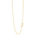 Adjustable Singapore Chain in 14k Yellow Gold (1.00 mm)