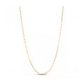 Sterling Silver Gold Plated Paperclip Chain (2.50 mm)