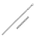 Sterling Silver Rhodium Plated Round Box Chain (3.80 mm)