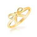 Bow Ring in 14k Yellow Gold