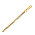 Ice Barrel Chain Bracelet in 14k Yellow Gold  (4.25 mm)