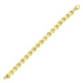 Smooth Rolo Style Bracelet in 14k Yellow Gold