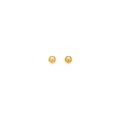Classic Round Stud Earrings in 14k Yellow Gold(3mm)