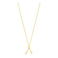 10k Yellow Gold 8 inch Adjustable Friendship Bracelet Chain with Ball Slide