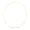 14k Yellow Gold Amor Necklace