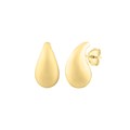 14k Yellow Gold Small Raindrop Studs Earrings (19.50x9.80 mm)