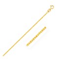 Mariner Link Anklet in 10k Yellow Gold (1.2mm)