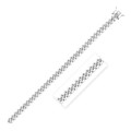 Sterling Silver Rhodium Plated Miami Cuban Chain (7.0 mm)