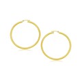 Classic Hoop Earrings in 14k Yellow Gold (25mm Diameter) (3.0mm)