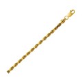 Lite Rope Chain Bracelet in 10k Yellow Gold  (3.20 mm)