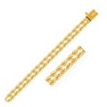 Dual Row Rope Bracelet in 14k Yellow Gold (5.0 mm)
