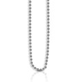 Oval Mirror Chain in 14k White Gold (2.20 mm)