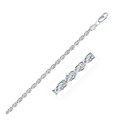 Diamond Cut Rope Chain in 925 Sterling Silver (3.6 mm)