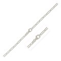 Sterling Silver Rhodium Plated Paperclip Chain (2.5 mm)