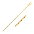 Round Cable Link Chain in 14k Yellow Gold (1.30 mm)