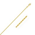 Solid Rope Chain in 14k Yellow Gold (2.0 mm)