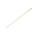 Sterling Silver Gold Plated Paperclip Chain (1.80 mm)