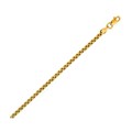 Solid Round Box Chain in 14k Yellow Gold (3.60 mm)